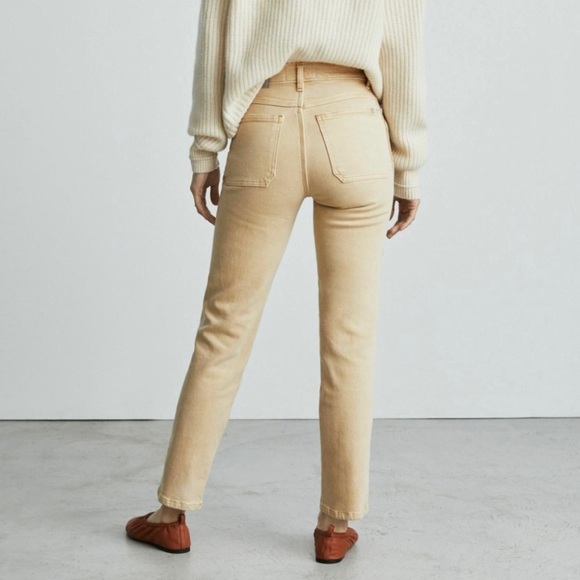 Everlane The Utility Cheeky Straight Leg High Rise Jean in Desert Clay Size 28 - Picture 3 of 13